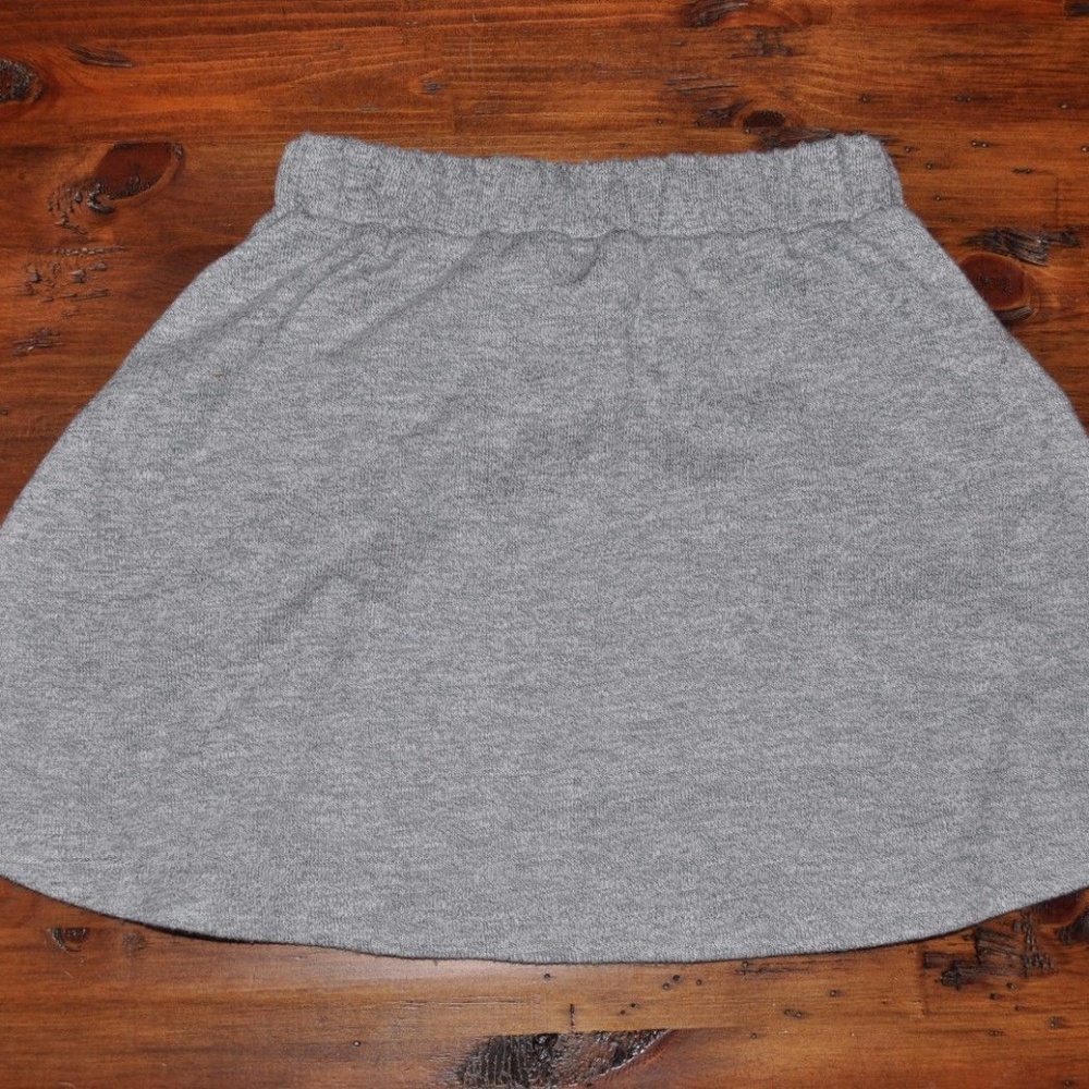 GAP KIDS Willow Heather Gray Marled Skirt sz S - Picture 4 of 4